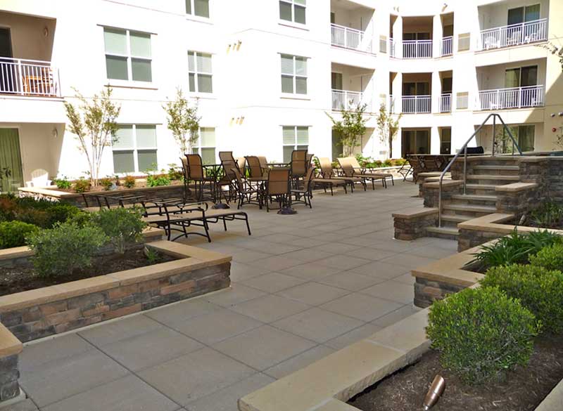 Finished Wachovia Center 2nd Floor Courtyard Area